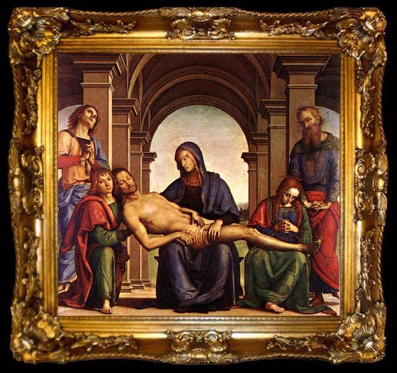 framed  PERUGINO, Pietro Pieta af, ta009-2